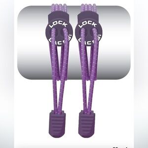 Lock Laces Running Shoelaces - Ann Arbor Running Company- purple